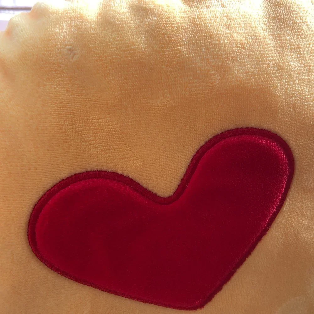 Emoji Valentine's Heart Eyes Pillow